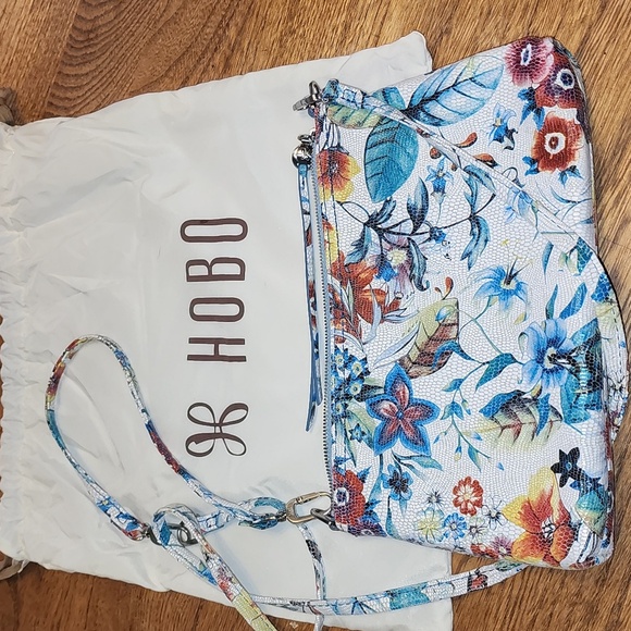 HOBO Handbags - HOBO White Bag with Colorful Strap